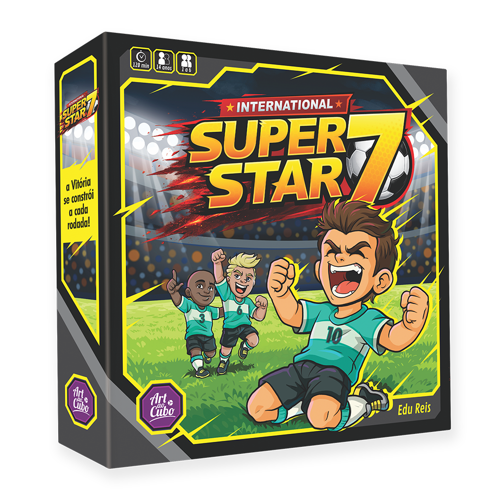 Caixa do jogo International Super Star 7