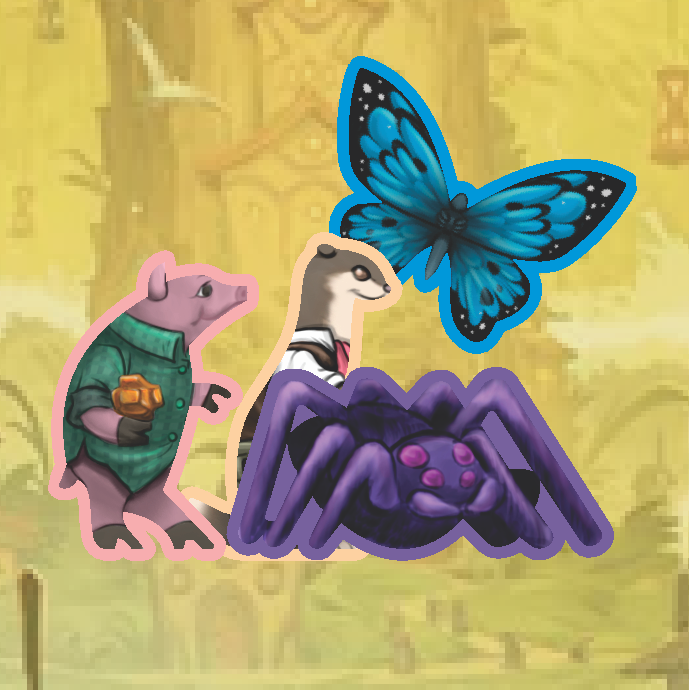 Adesivos para Everdell - Mistwood