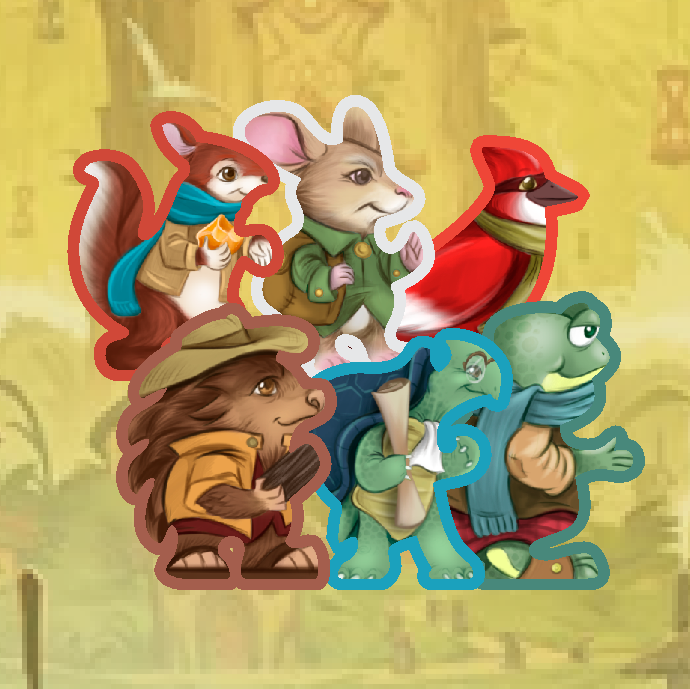 Adesivos para Root - Caixa base + Bellfaire