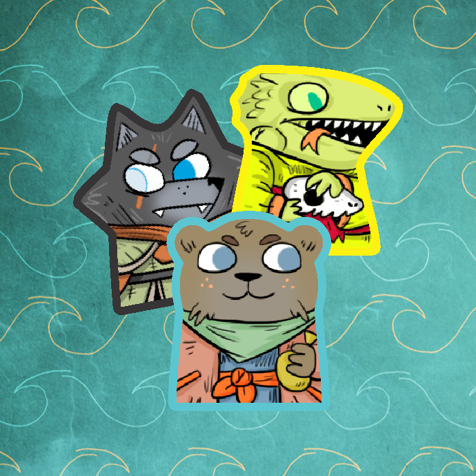 Adesivos para Root - Ribeirinhos