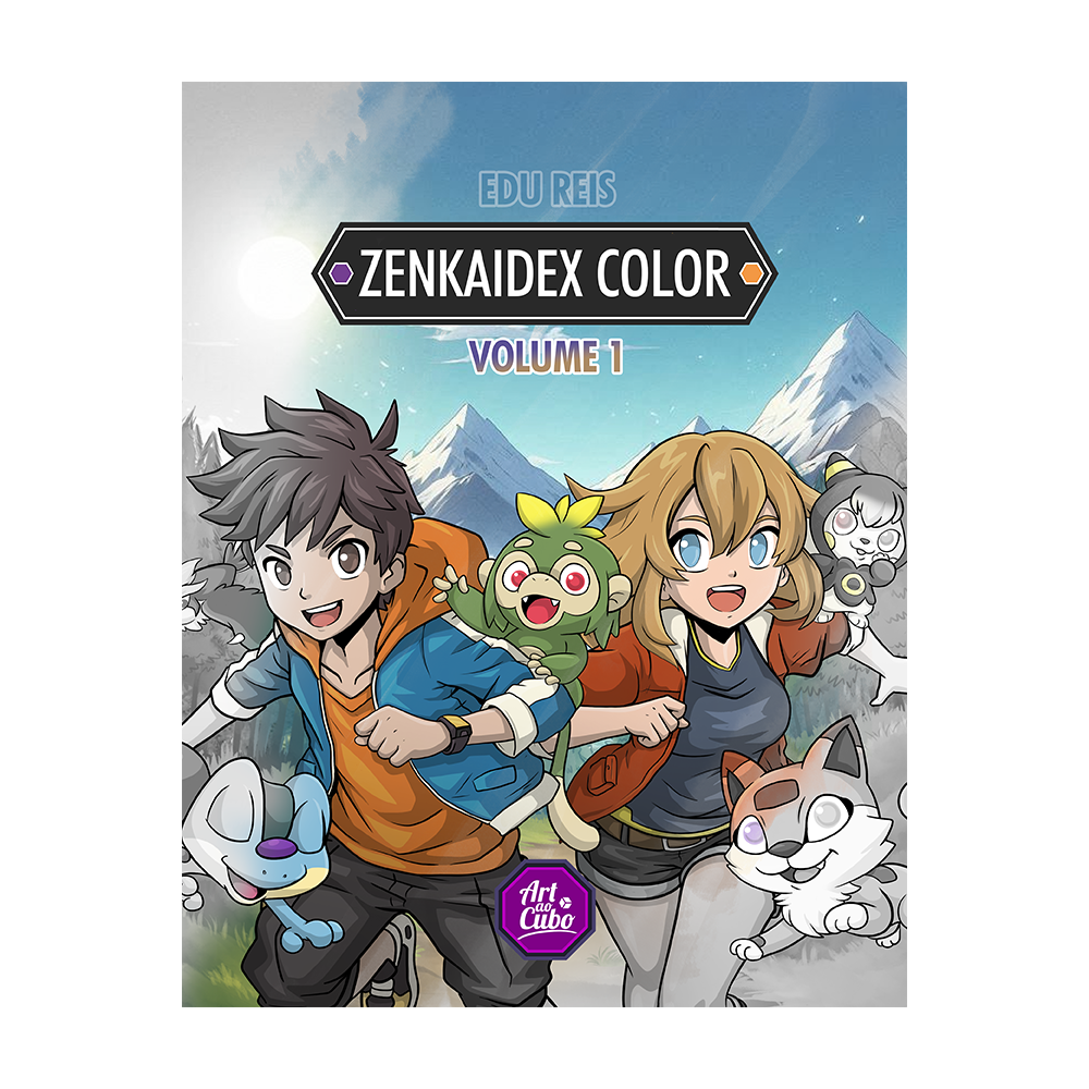 Livro de colorir da ZenkaiDEX